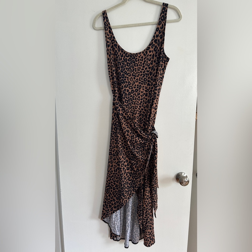 NWOT Reformation Leopard Jersey dress!